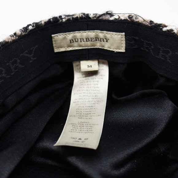 BURBERRY Tan Check Hat #10344 main image 3